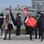 Manifestazione traffici armi porto Ravenna