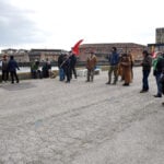 Manifestazione traffici armi porto Ravenna