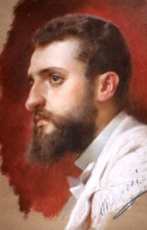 Arturo Moradei, Ritratto Di Vittorio Guaccimanni, 1885 Circa, MAR Museo D'Arte Della Città Di Ravenna