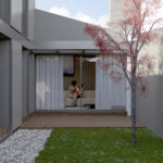 MiRa Rendering Cortile Interno