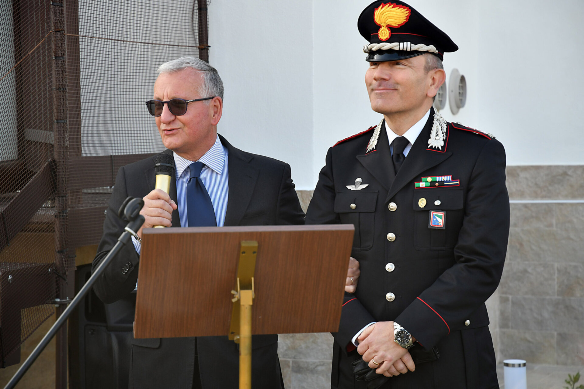 Inaugurazione della nuova caserma dei carabinieri a Sant'Agata sul Santerno