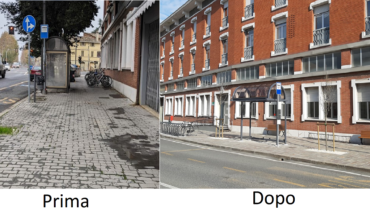 Via Garibaldi prima e dopo 2