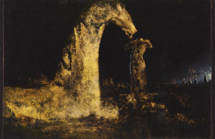 Claudio Montini, Senza Titolo, 1999, Olio Su Tela, Cm 36x54