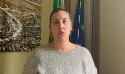 La sindaca di Russi Valentina Palli