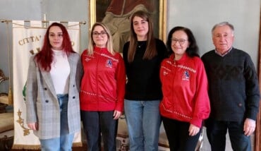 Da Sx A Dx Marika Di Nella Valeria Tafuri Assessora Gallegati Barbara Bordini Lugo1982 Ivan Rossi
