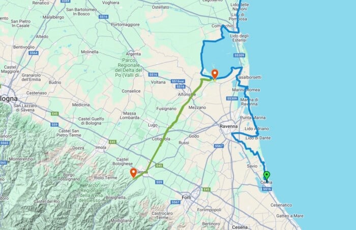 Itinerario Naviglio Zanelli