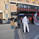 Protesta ragazzi centri sociali Potere al Popolo