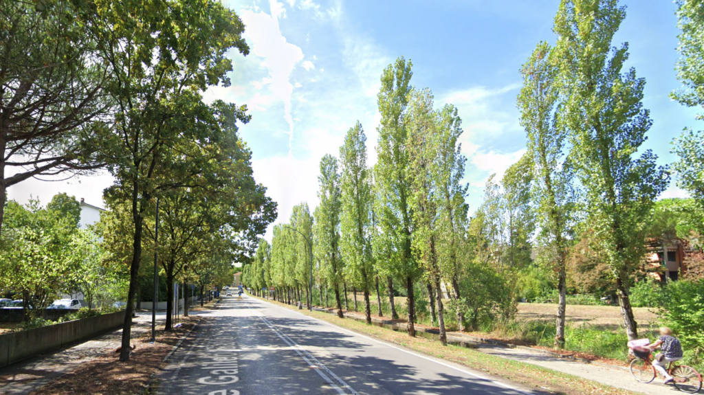 Viale Galilei a Ravenna