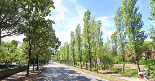 Viale Galilei a Ravenna