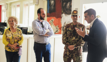 Sopralluogo Del Generale Francesco Paolo Figliuolo A Sant'Agata Con Il Sindaco Enea Emiliani
