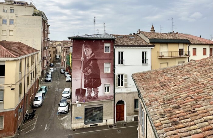 cuore murales faenza
