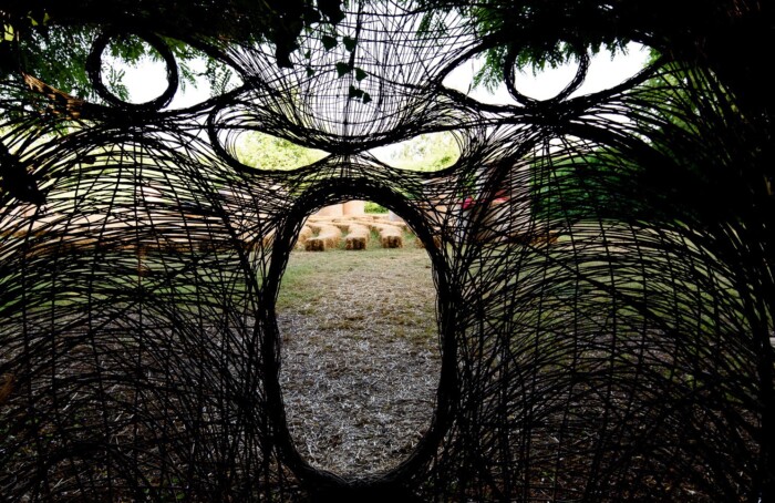 Land Art All'Arnea Delle Balle Di Paglia