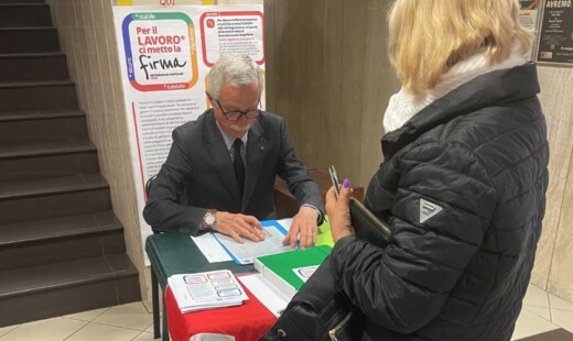 Banchetti Cgil Referendum