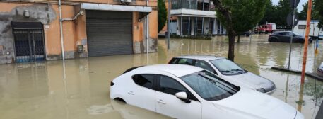 L'alluvione a Faenza il 3 maggio 2023, foto di Emilia Romagna Meteo