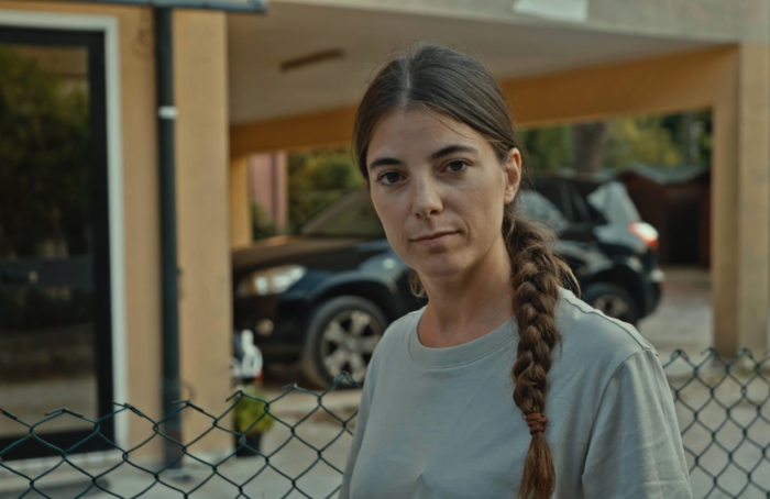 Giulia Innocenzi Durante Le Riprese Di Food For Profit