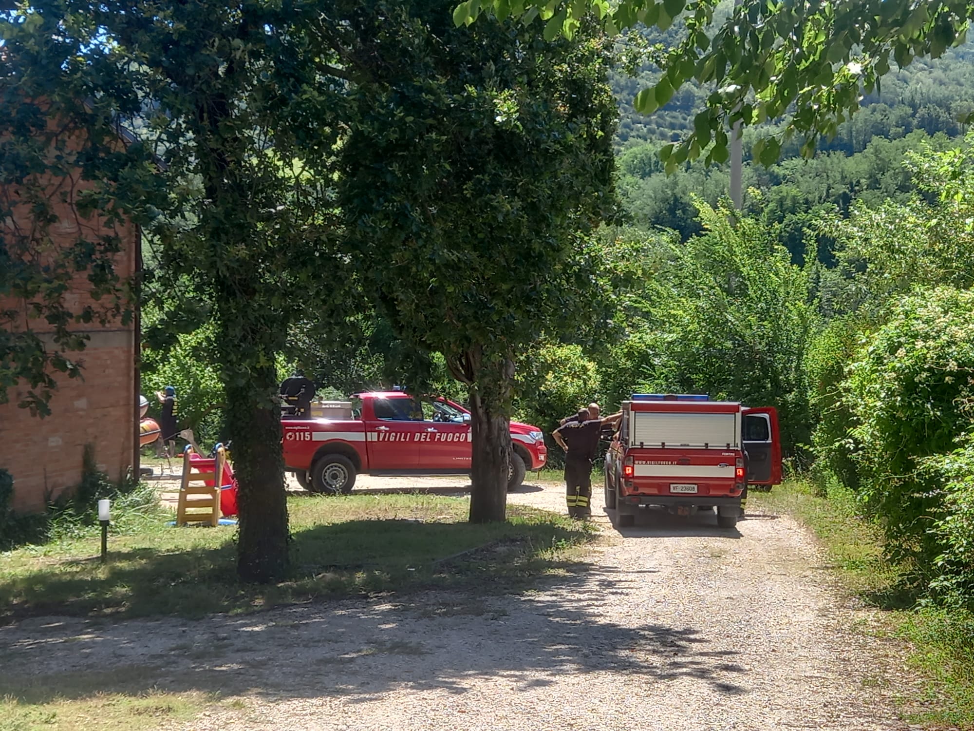 vigili del fuoco fognano