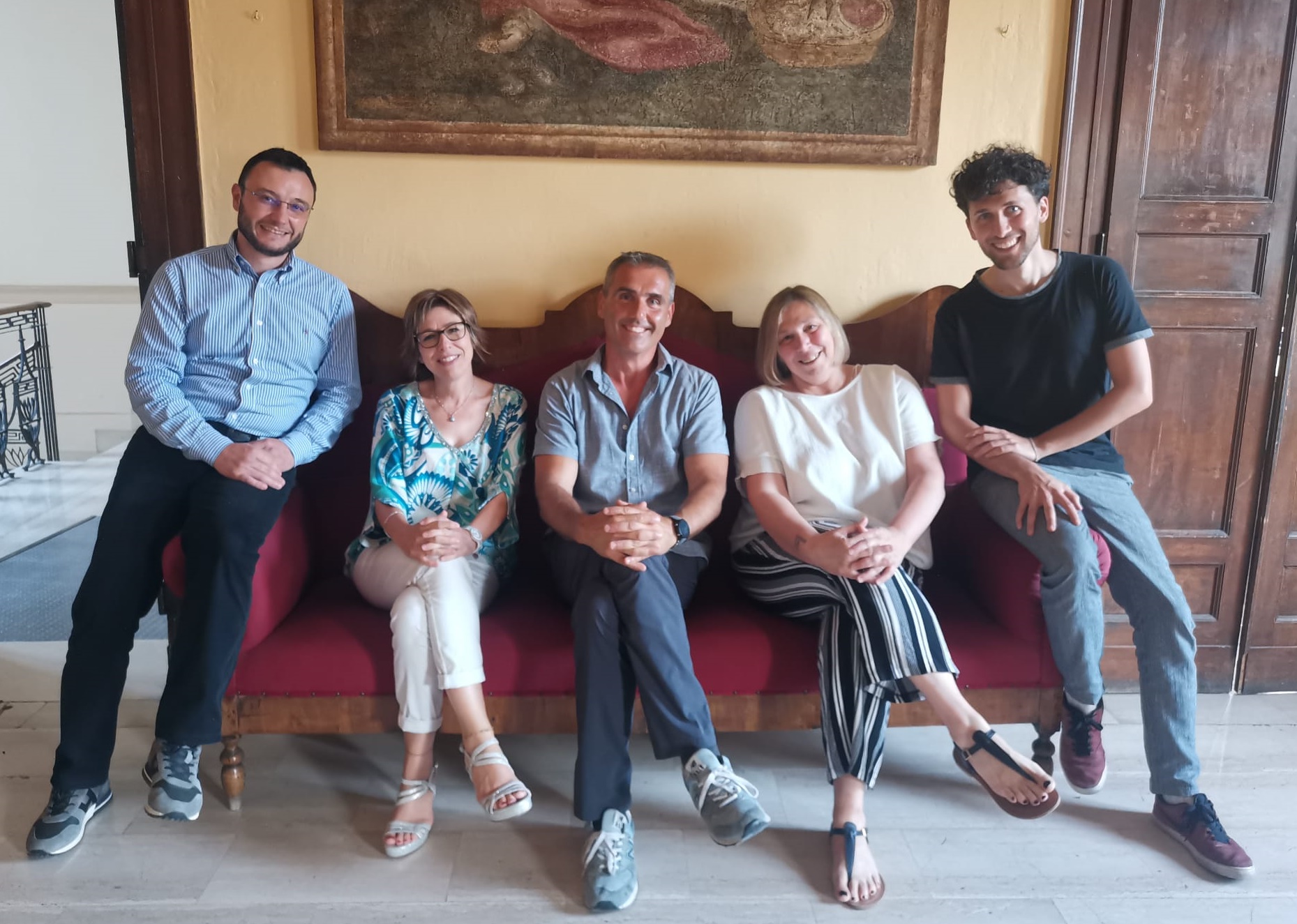 Da Sx Meneghetti, Massabeti, Sangiorgi, Guardigli, Pinardi
