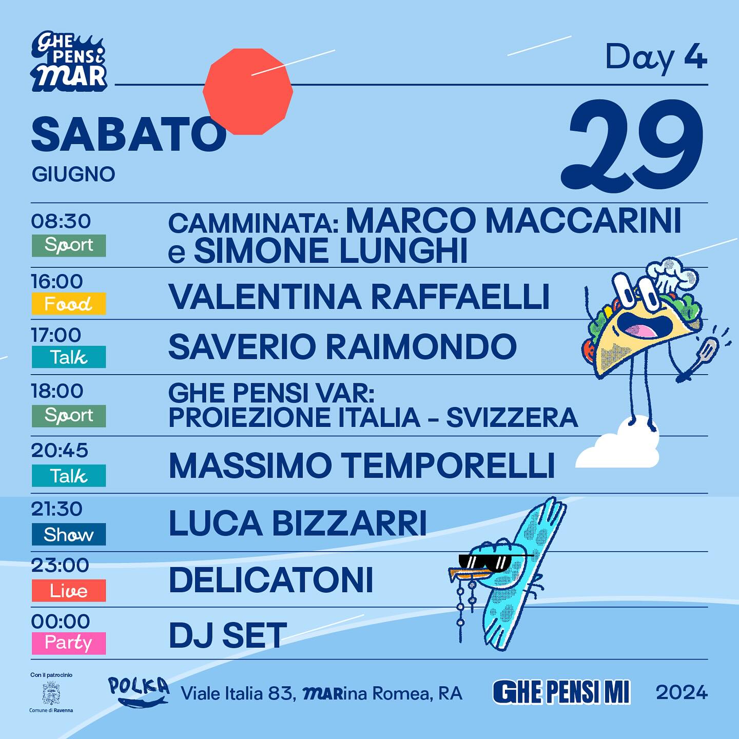 Ghe Pensi Mar 29 Giugno