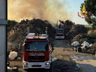 Vigili Fuoco Incendio Lido Di Classe