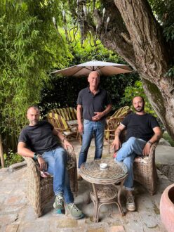 Carlo Galassi Con I Figli Alberto E Francesco