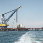 Lavori Alla Piattaforma Al Largo Di Punta Marina Per L'attracco Del Rigassificatore Snam