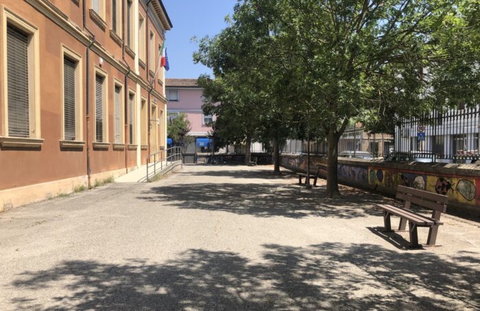 Il Cortile Attuale Della Scuola Primaria Di Conselice (2)