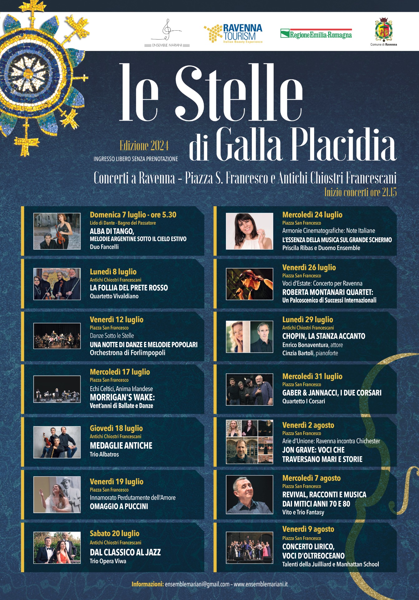 Le Stelle Di Galla Placidia Ed.24 Manifesto