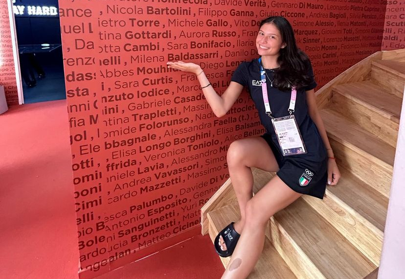 Milena Baldassarri a Parigi
