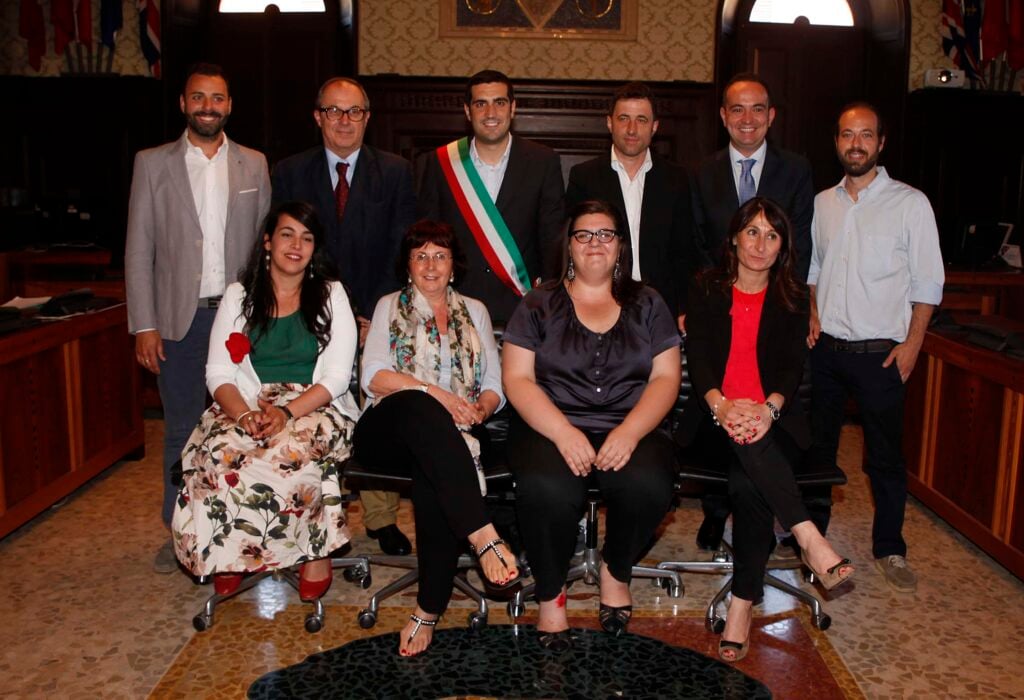 29 06 2016 Ravenna Comune Nuova Giunta Comunale Presentazione Bakkali , Fusignani , Baroncini , Fagnani , Signorino , Del Conte , De Pascale , Cameliani , Costantini , Morigi