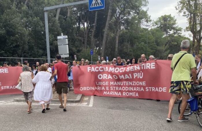 Marina Romea Protesta