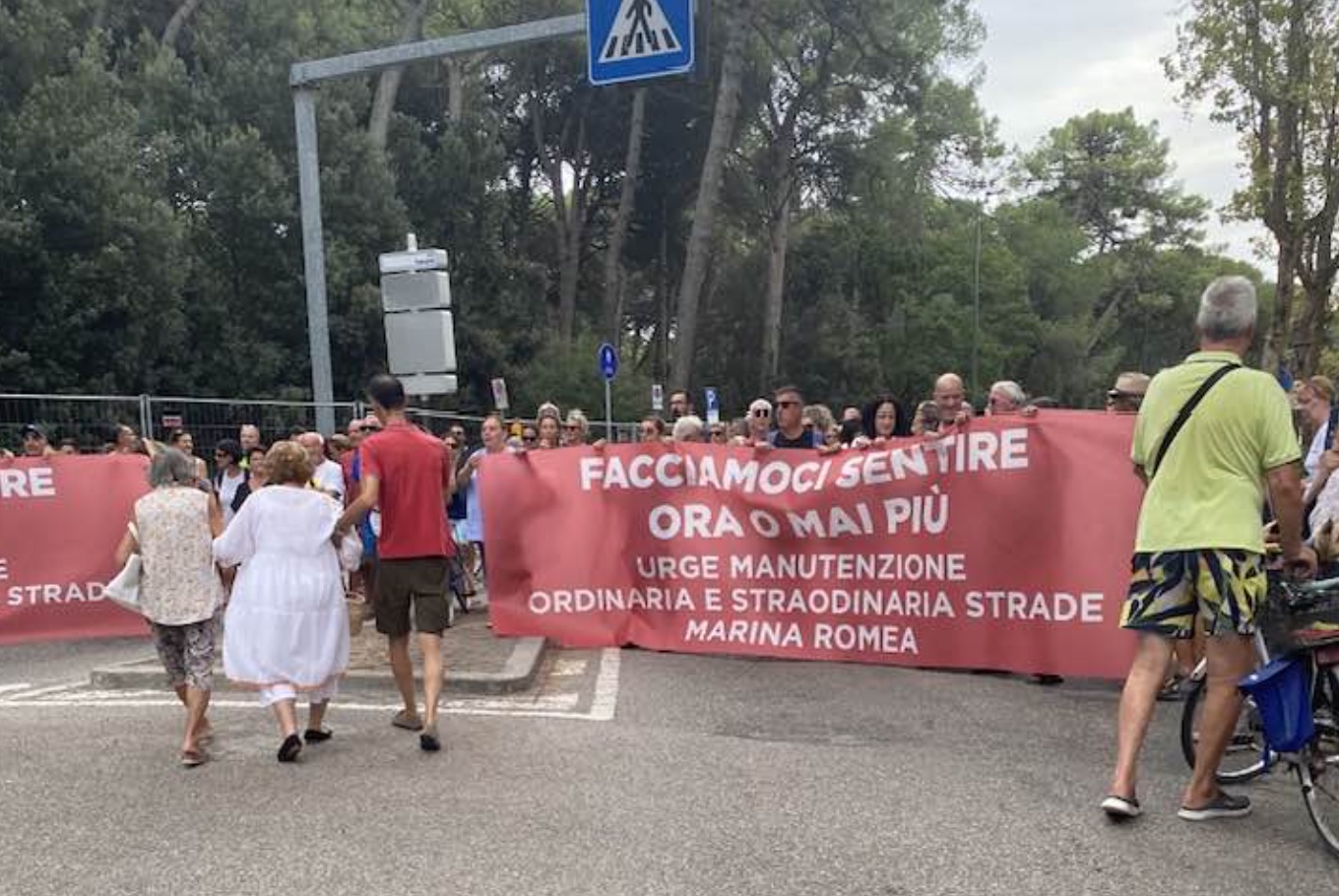 Marina Romea Protesta