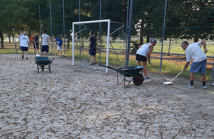 Campo Calcetto Danneggiato Alluvione