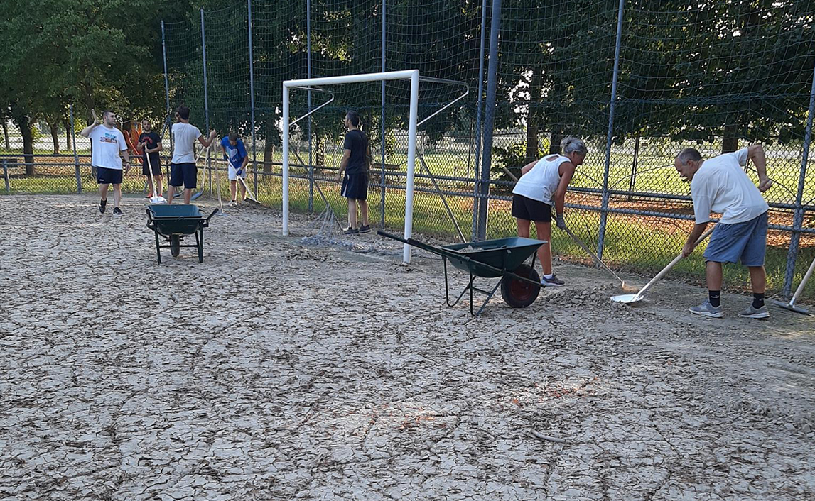 Campo Calcetto Danneggiato Alluvione