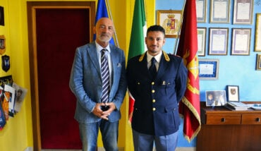 Il Questore Di Ravenna Lucio Pennella E Il Capo Della Squadra Mobile Paolo Verdecchia