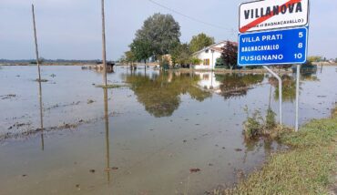 I Campi Allagati In Via Cocchi A Villanova Di Bagnacavallo