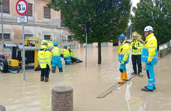 Faenza Allagata Alluvione 2024 Idrovora