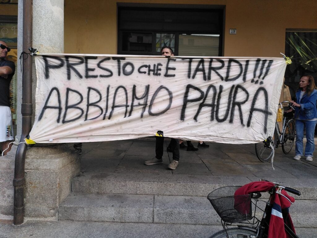 Protesta Piazza Faenza