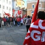 Lo Sciopero Della Cgil In Piazza Del Popolo A Ravenna
