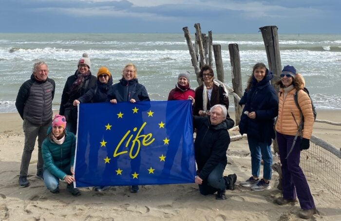 Visita Monitoraggio LIFE NatuReef Foce Torrente Bevano 2