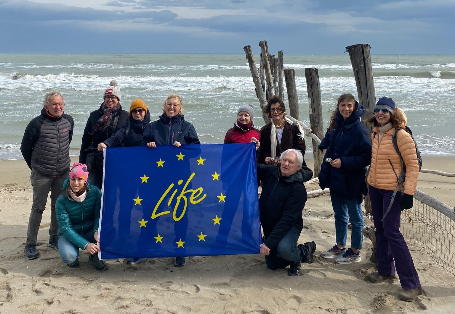 Visita Monitoraggio LIFE NatuReef Foce Torrente Bevano 2
