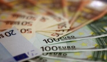 Closeup On Pile Of Euro Banknotes. Free Public Domain CC0 Image.