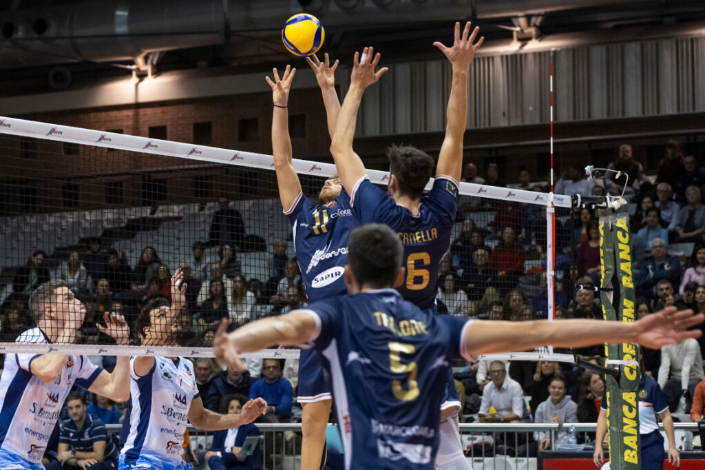 RAVENNA 2/12/2024.. VOLLEY PALLAVOLO. Consar Ravenna MA Acqua S.Bernardo Cuneo 3 1.