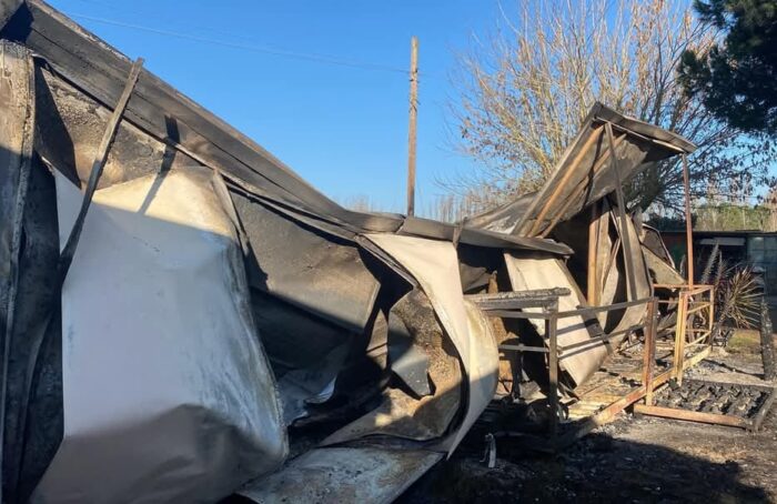 Incendio Campo Sportivo Porto Corsini