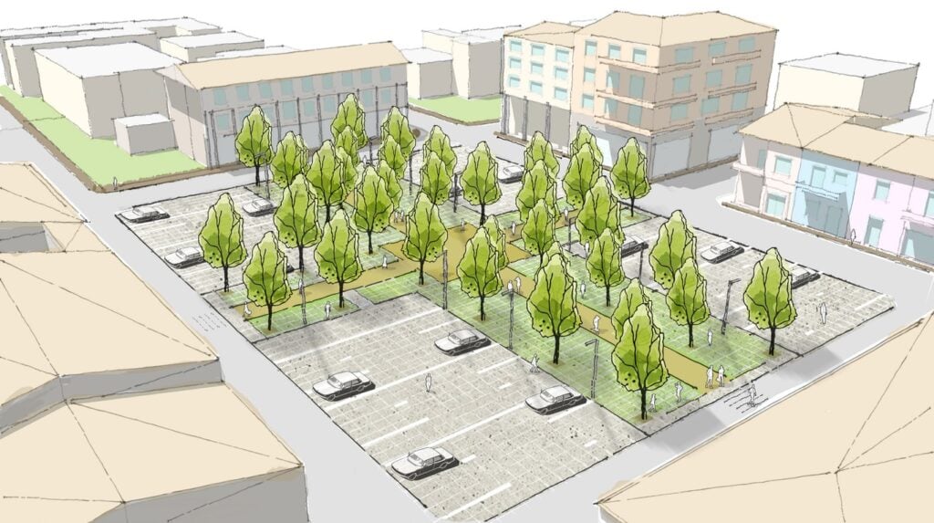 Rendering Della Nuova Piazza Tiziano
