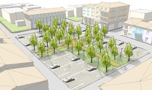 Rendering Della Nuova Piazza Tiziano