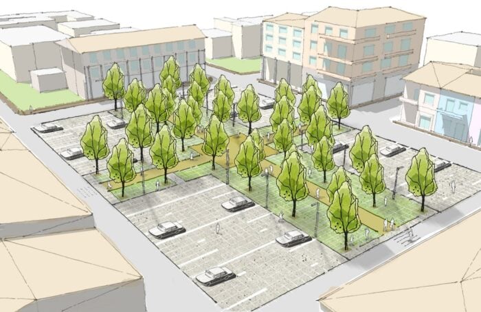 Rendering Della Nuova Piazza Tiziano