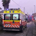 Incendio Sant Alberto Ambulanza