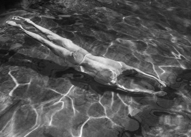André Kertèsz - Underwater Swimmer, Hungary 1917