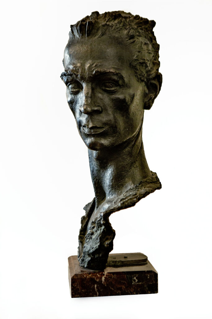 Angelo Biancini, Atleta Vittorioso, 1933, Bronzo Con Base In Marmo Rosso, 34x18x24 Cm PH Sergio Goglia