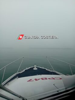Guardia Costiera Visibilità Durante Le Ricerche Del Sub